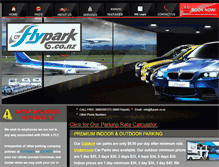 Tablet Screenshot of flypark.co.nz